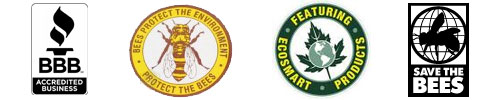 Gotcha Pest Control affiliations: BBB, EcoSMART, Save The Bees, and industry certifications